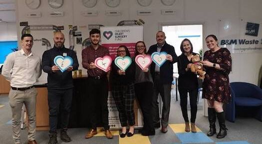 £4000 donation to Children’s Heart Surgery Fund