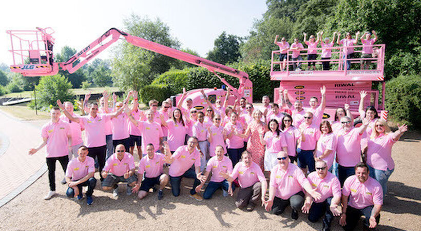 Pretty in pink for breast cancer campaign launch