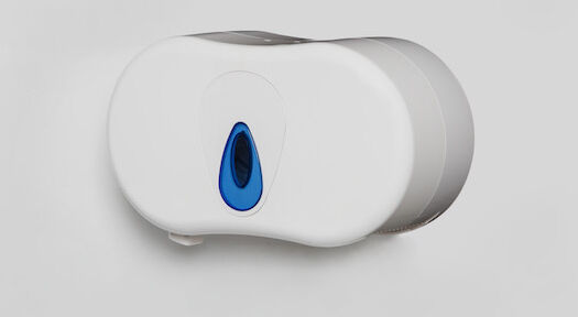 Twin Micro Jumbo toilet roll dispenser