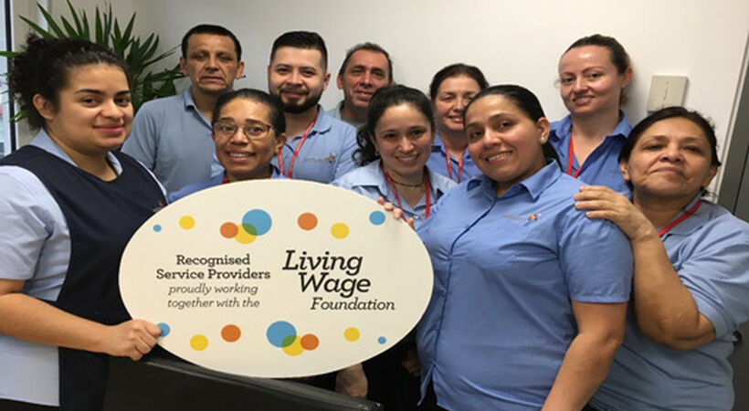 Enhance wins Living Wage Champion Award