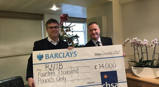 CHSA raises record breaking amount for RNIB