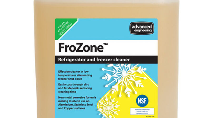 FroZone for efficient sub-zero cleaning