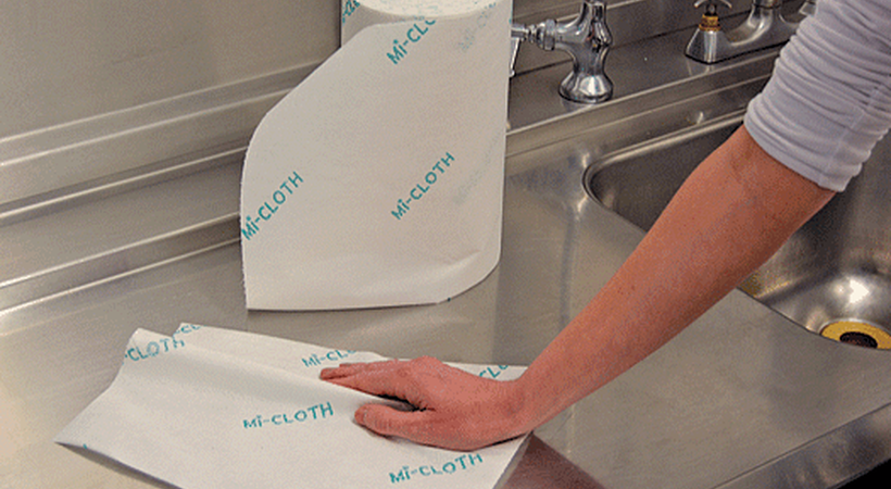 Mi-Cloth disposable microfibre cleaning for the healthcare sector