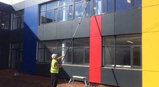 Welsh cleaning company nears final stage of school project