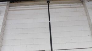 Pole system for cleaning in explosive atmospheres