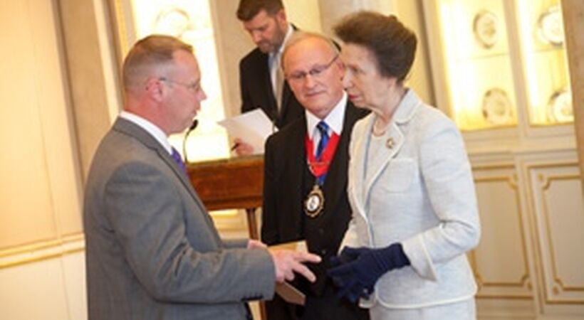Outstanding achiever receives royal approval