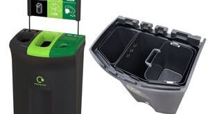 Bin design encourages recycling