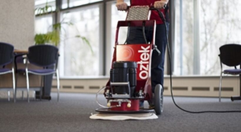 Carpet cleaning solution for healthcare environments