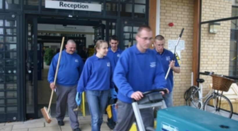 College cleaning contract reaches 15 year milestone