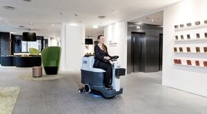 Micro ride-on scrubber dryer launched