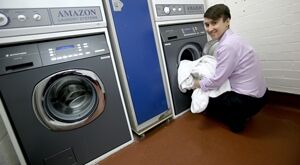 On-site laundry for 5-star hotel