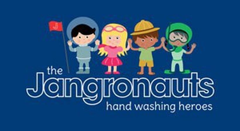 Introducing the Jangronauts hand washing heroes team