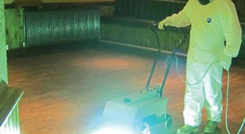 Flooring 'transformed' with UV resealing solution
