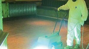 Flooring 'transformed' with UV resealing solution