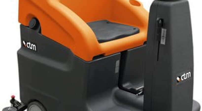 Compact ride-on scrubber launched