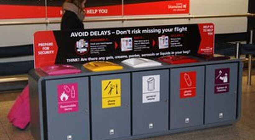 Envirobin assists airport cleanliness