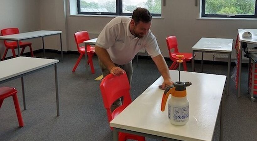COVID-19 update: NHS standard deep cleaning service helps students safely return to school