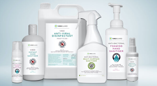 Sanitiser and disinfectant range gets a new look