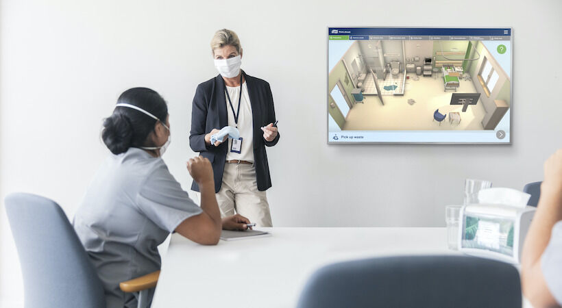 Training package for hospital cleaners and FMs