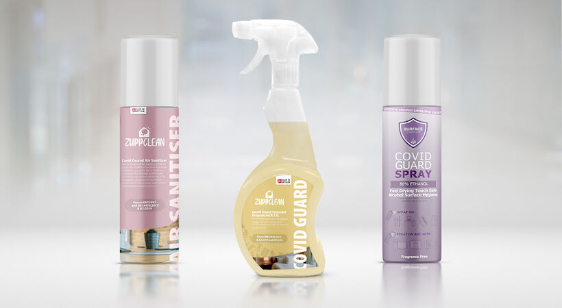 Surface and air sanitiser range launched