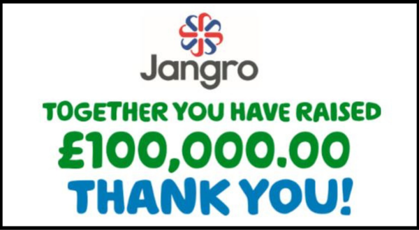 Jangro raises £100,000 for MacMillan Cancer Support