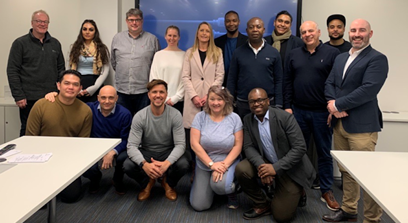 Some of The Clean Space’s combined central team at a recent full team meeting.