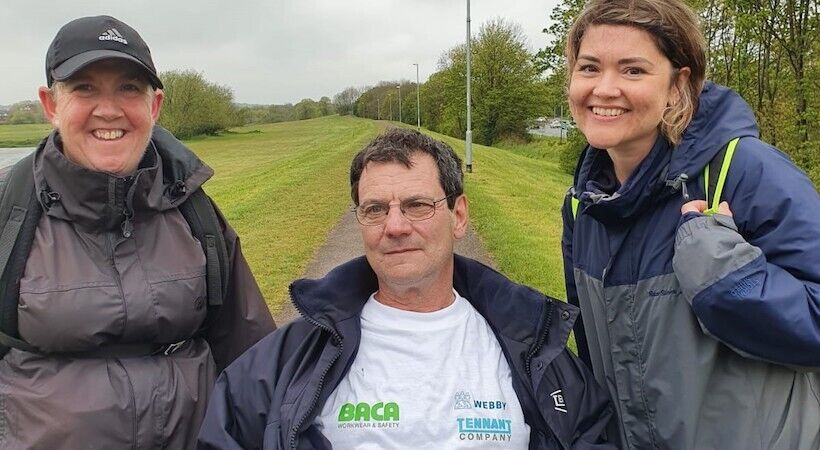 Karen Manners, Kevin Webb and Nikki Lucas.