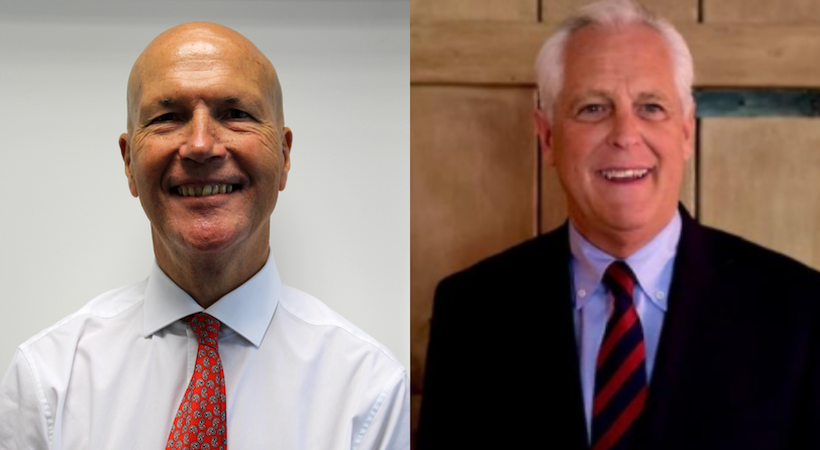 Terry Barton (left) and Gerald Colvin.