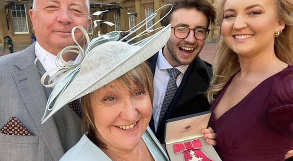 Kim Phillips receives MBE