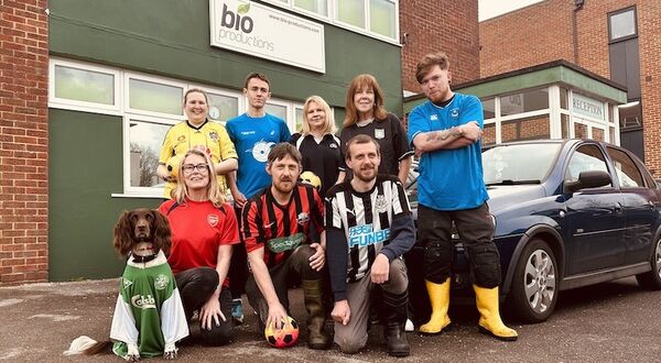 Bio-Productions get their kit on for charity