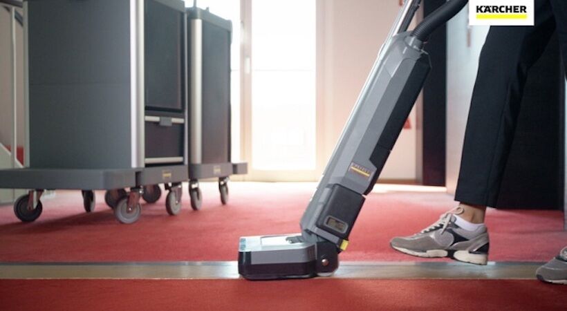 New CV 30/2 Bp cordless vacuum brush from Kärcher