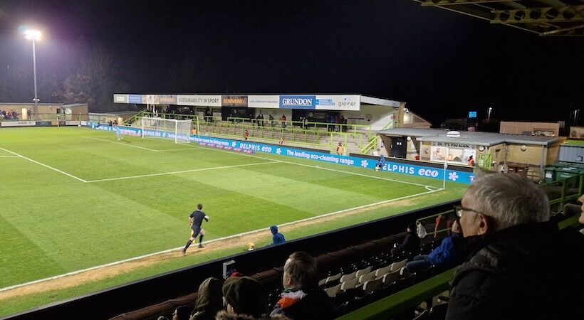 Green cleaning...at Forest Green Rovers