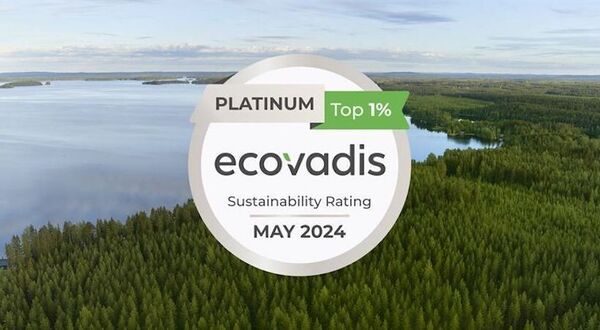Fifth Platinum EcoVadis rating for Metsä Group